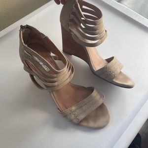 Wedge sandals, good condition, size 6